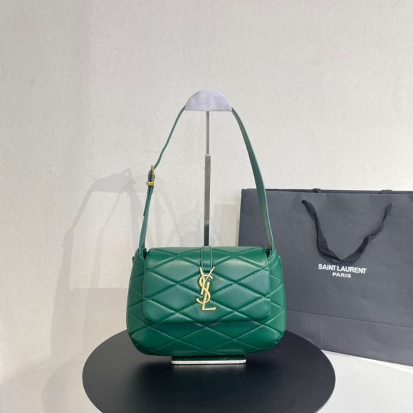 New Arrival YSL handbag 056 – Green, 24x18x5.5cm