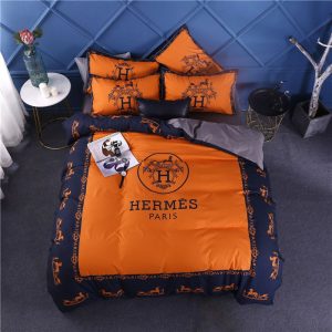 Hermes Paris Luxury Brand Type Bedding Sets 045