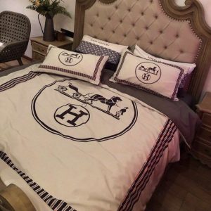 Hermes Paris Luxury Brand Type Bedding Sets 066