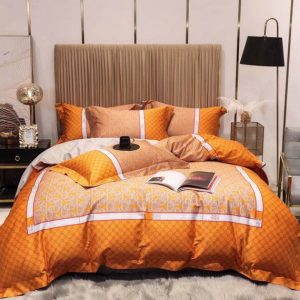 Hermes Paris Luxury Brand Type Bedding Sets Duvet Cover Bedroom Sets 097