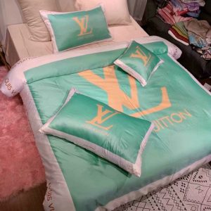 LV Sp Type Bedding Sets Duvet Cover LV Bedroom Sets Luxury Brand Bedding 161