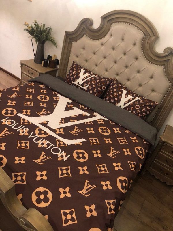 LV Sp Type Bedding Sets Duvet Cover LV Bedroom Sets Luxury Brand Bedding 166