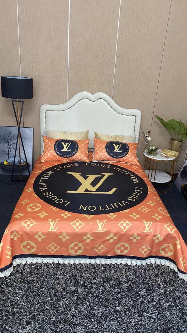 LV Sp Type Bedding Sets Duvet Cover LV Bedroom Sets Luxury Brand Bedding 204