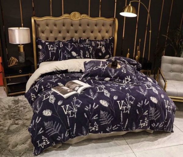 LV Type Bedding Sets LV Luxury Brand Bedding 273