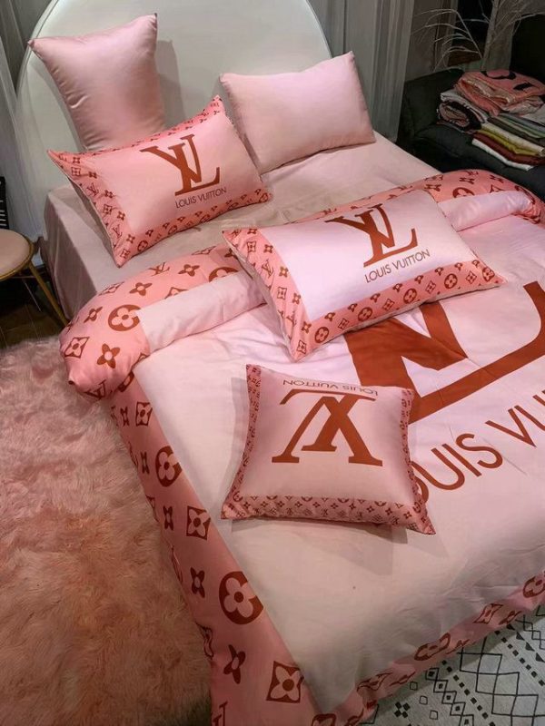 LV Type Bedding Sets LV Luxury Brand Bedding 274