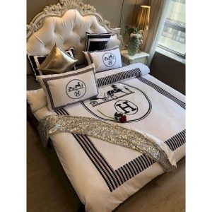 Luxury Brand Hermes Paris Bedding Set Pcs 4 Pcs Twin Full Queen King 106