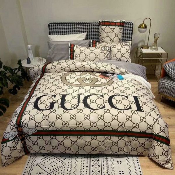 Luxury GG Bedding Sets Duvet Cover Luxury Brand Bedroom Sets 075