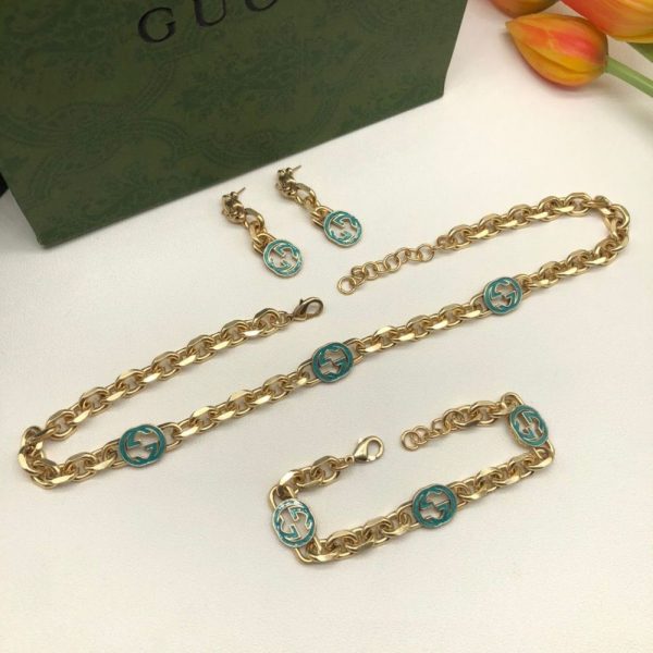 New Arrival Gucci Gold Necklace Women 066