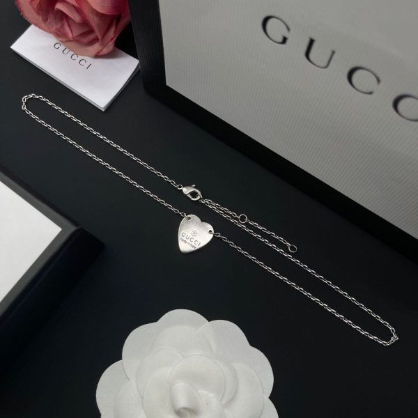 New Arrival Gucci Silver Necklace Women 089