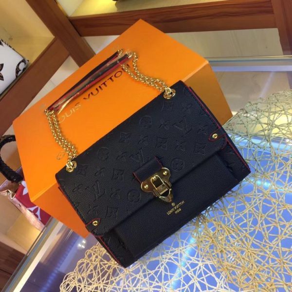 New Arrival L*V handbag 106 – Navy blue, 25x15x8cm