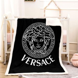 Black And White Versace Blanket 005