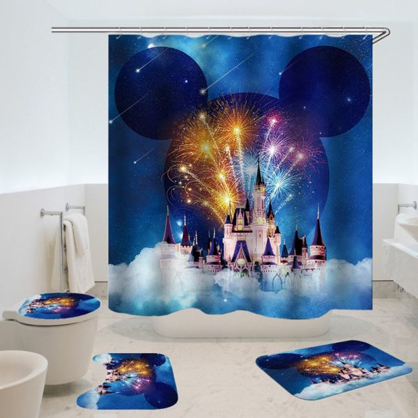 Christmas Shower Curtain Disney 029