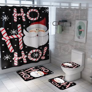 Christmas Shower Curtain Ho Ha Ho 037