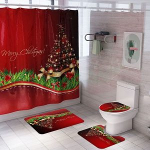 Christmas Tree Shower Curtain 078