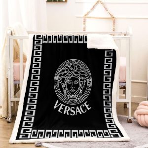 White And Black Versace Blanket 042