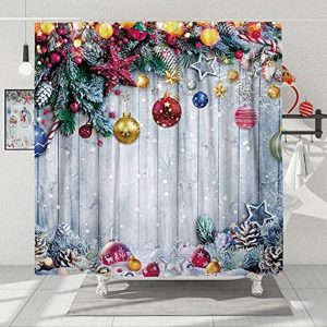 Winter Christmas Shower Curtain 100