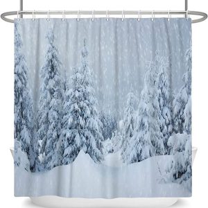 Winter Forest Shower Curtain 101